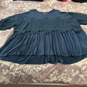 Beautiful Navy Blue Blouse